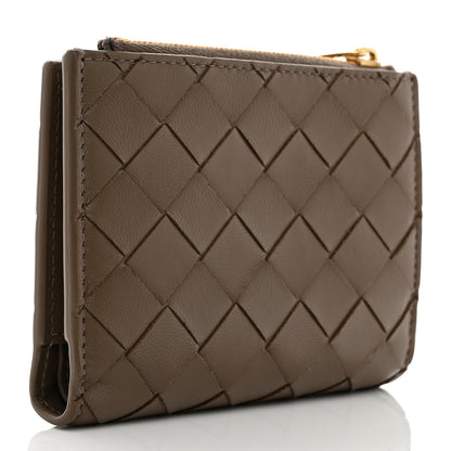 Bottega Veneta Nappa Intrecciato Bifold Zip Wallet Pinecone 3 of 7