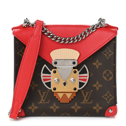Louis Vuitton Monogram Tribal Mask Chain PM Rouge 1 of 13