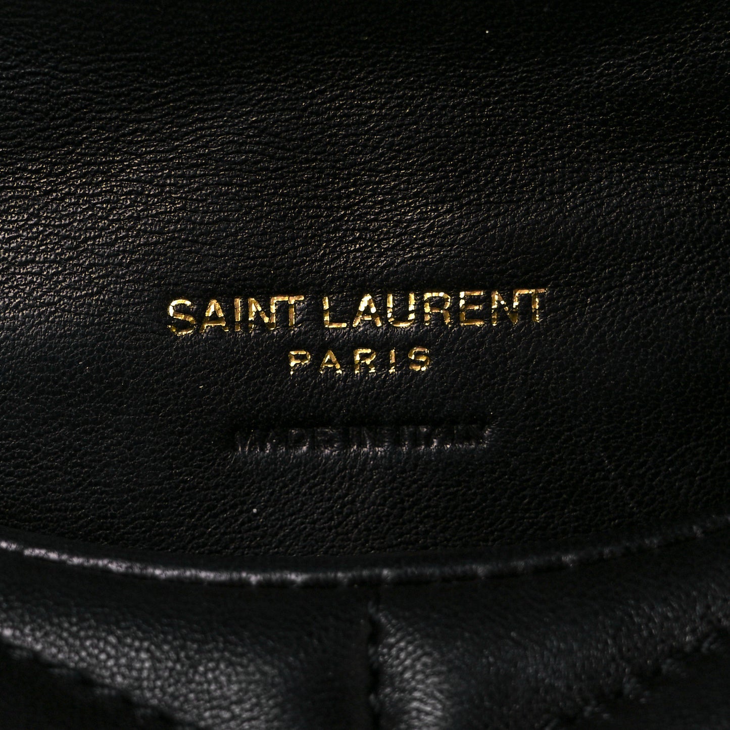 Lambskin Monogram Loulou Puffer Pouch Clutch Black