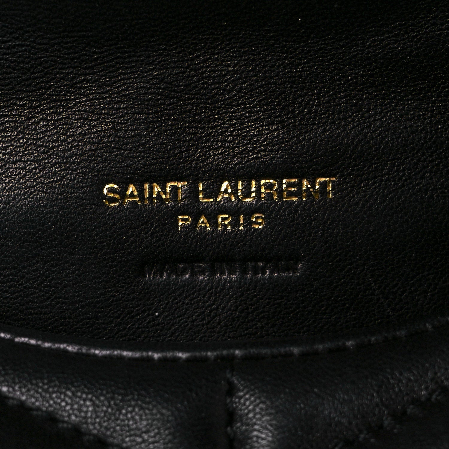 Saint Laurent Lambskin Monogram Loulou Puffer Pouch Clutch Black 7 of 12