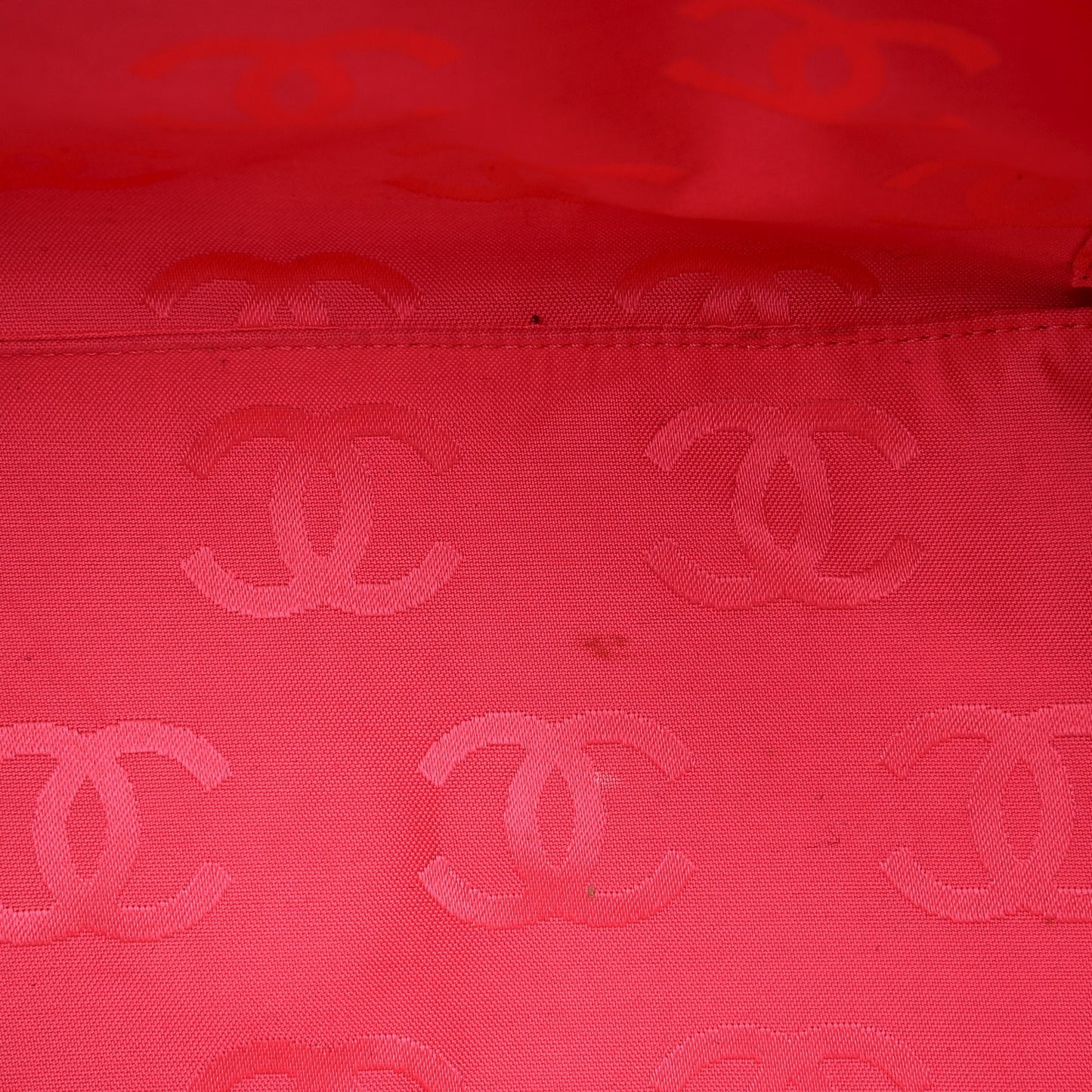 Calfskin Quilted Large Cambon Tote White Black