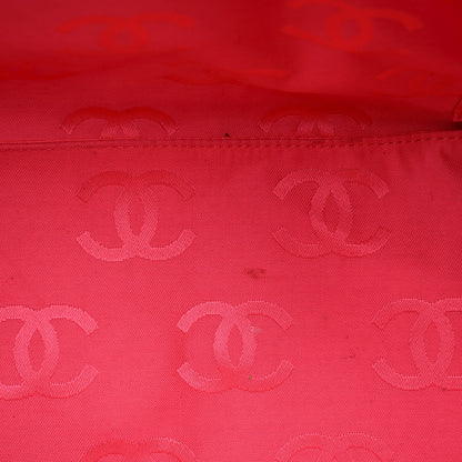 Chanel Calfskin Quilted Large Cambon Tote White Black 9 of 9