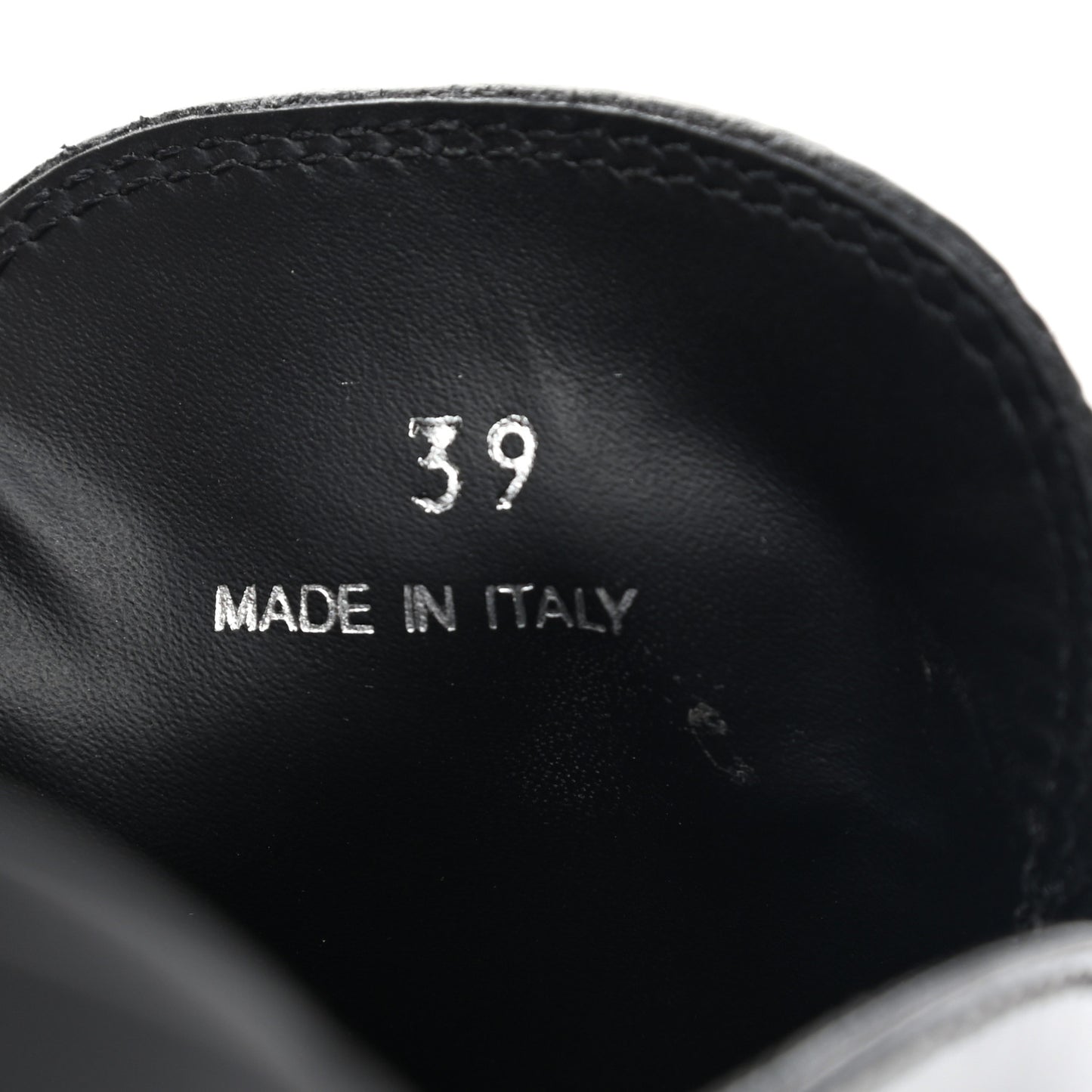 Spazzolato Metal Triangle Logo 40mm Loafer Mules 39 Black