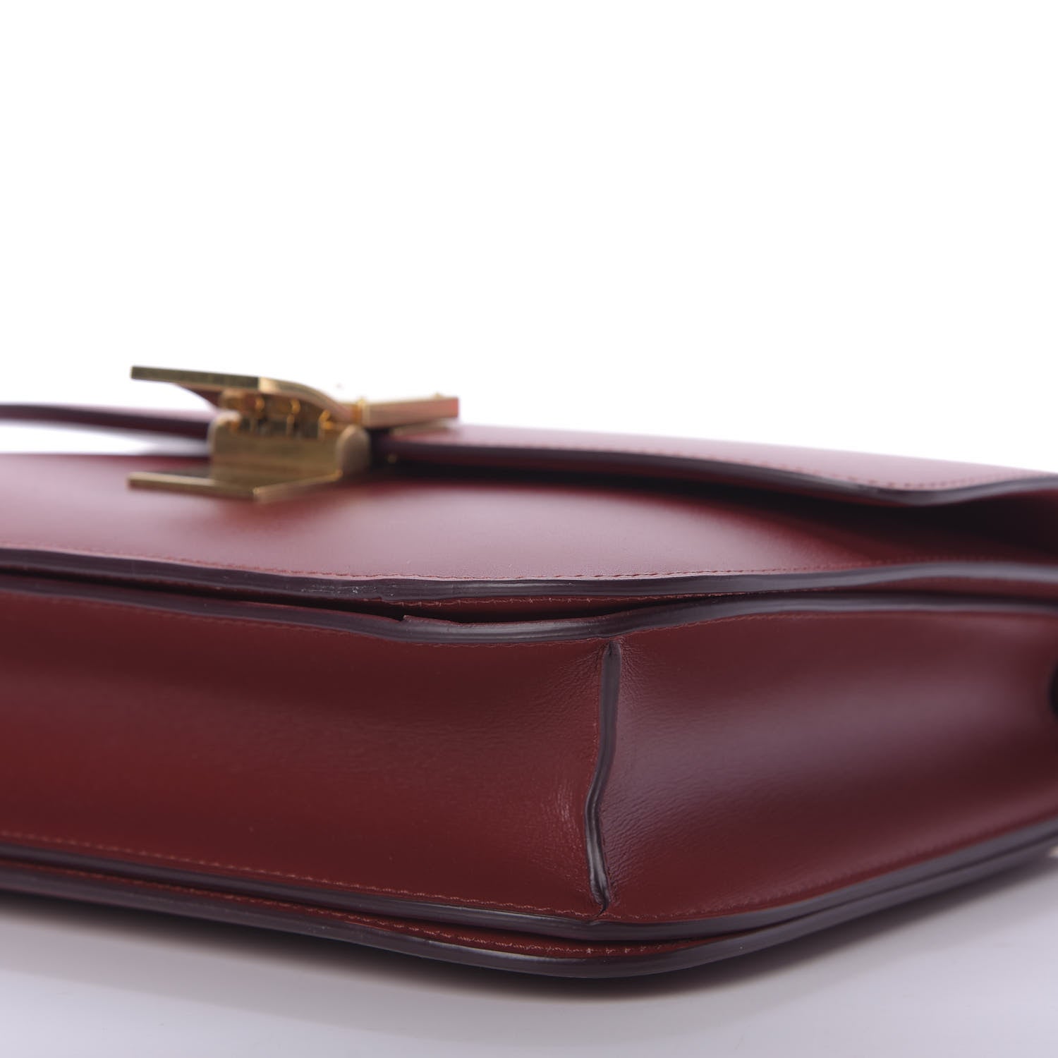 Celine Box Calfskin Medium Classic Box Flap Bag Red 7 of 9