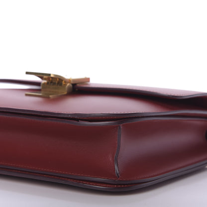 Celine Box Calfskin Medium Classic Box Flap Bag Red 7 of 9