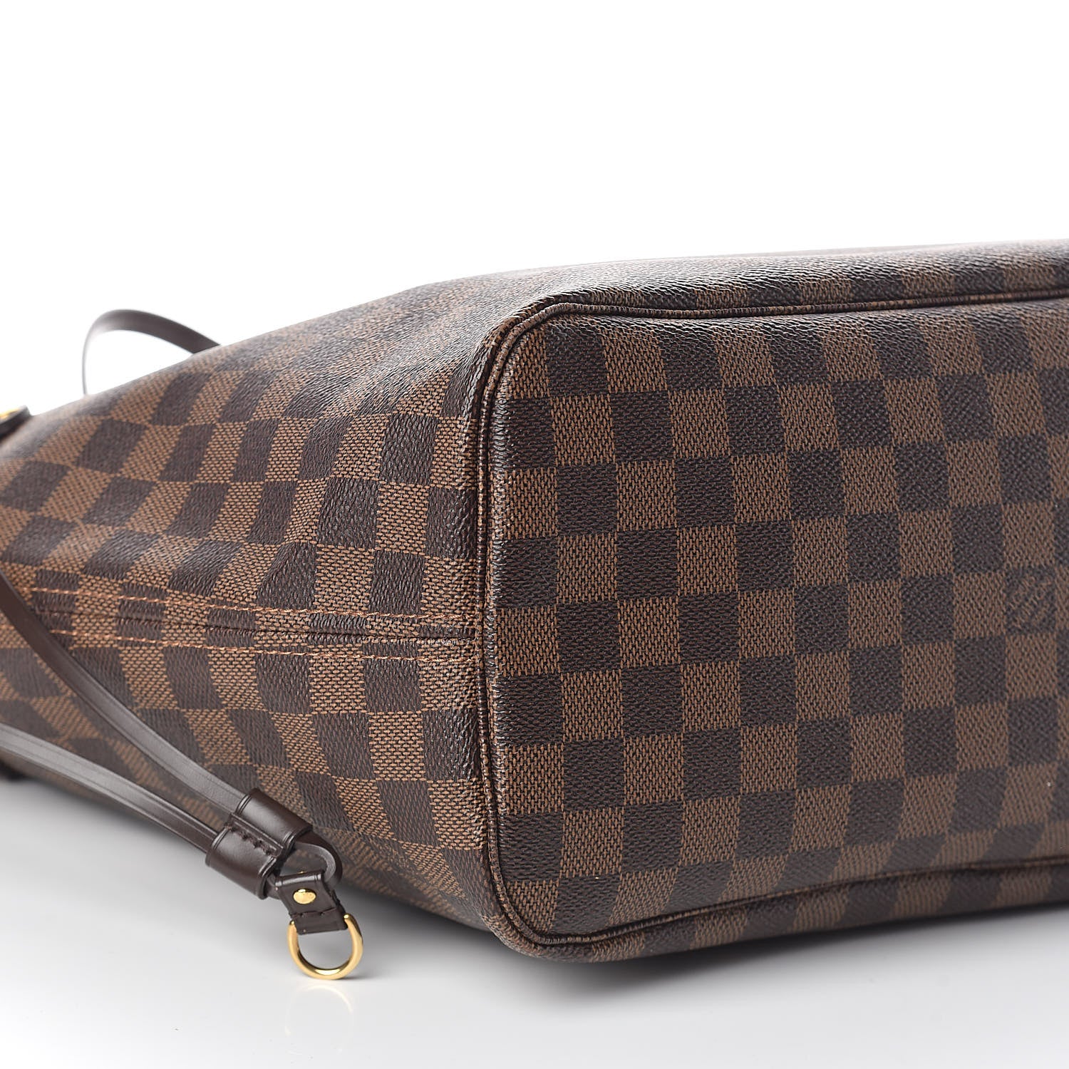 Louis Vuitton Damier Ebene Neo Neverfull MM Rose Ballerine 9 of 10