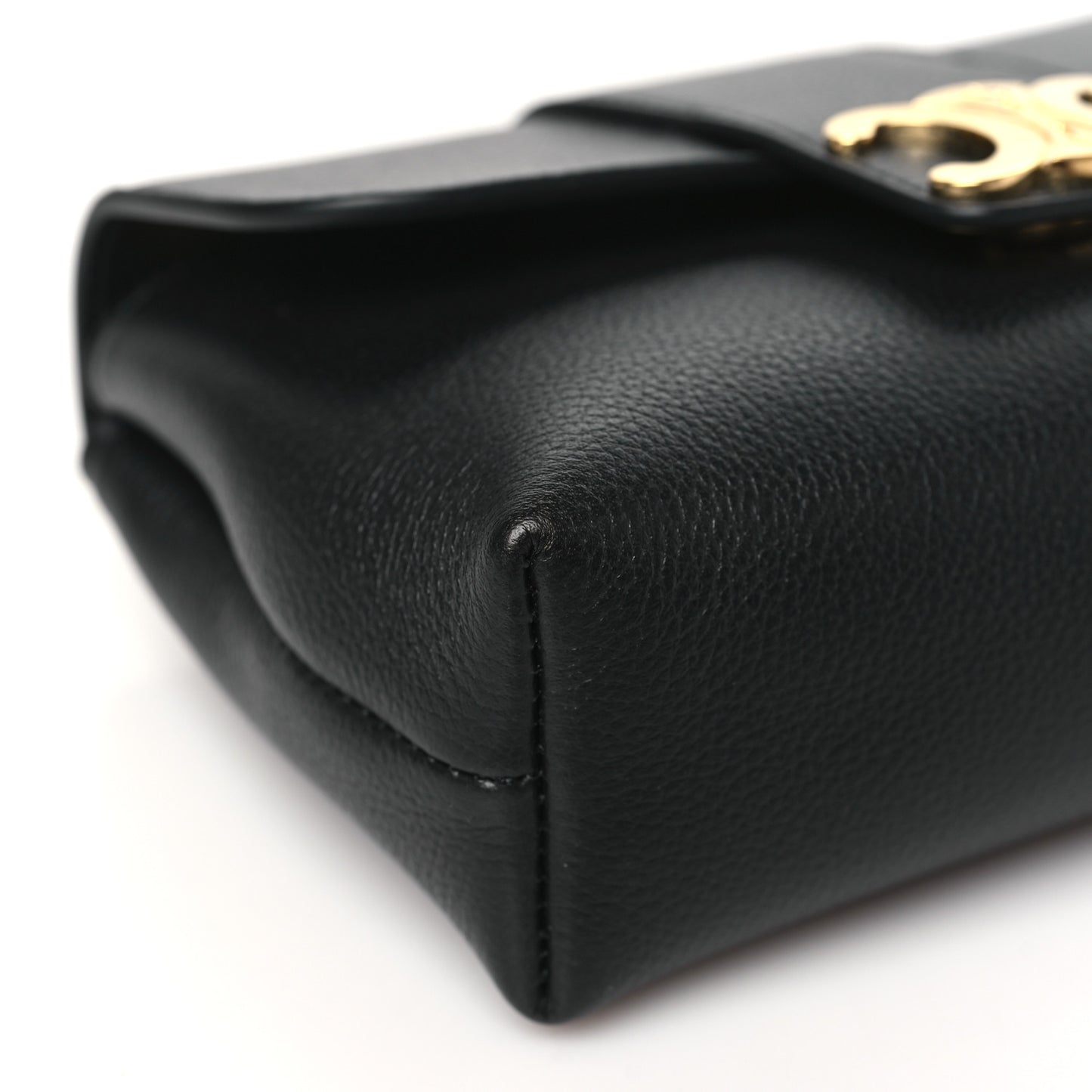 Supple Calfskin Mini Victoire Bag Black