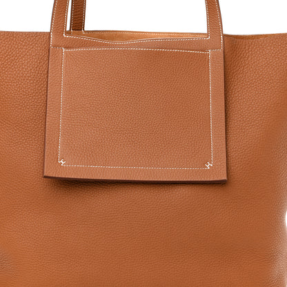 Hermes Taurillon Clemence Cabasellier 46 Gold 7 of 9