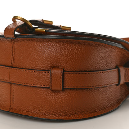 Chloe Grained Calfskin Small Marcie Saddle Bag Tan 8 of 8