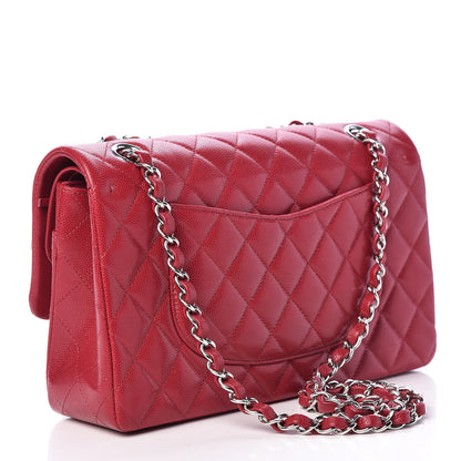 Chanel Caviar Quilted Medium Double Flap Pink 4 of 11
