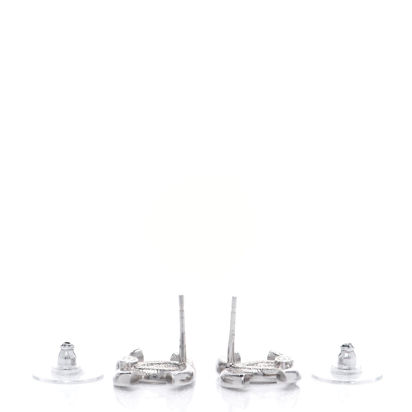 Crystal Palais Garnier CC Earrings Silver