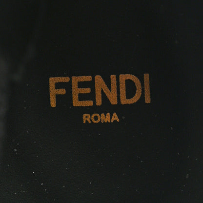 Fendi Vitello Maglia FF Domino Biker Boots 41 Black 7 of 13