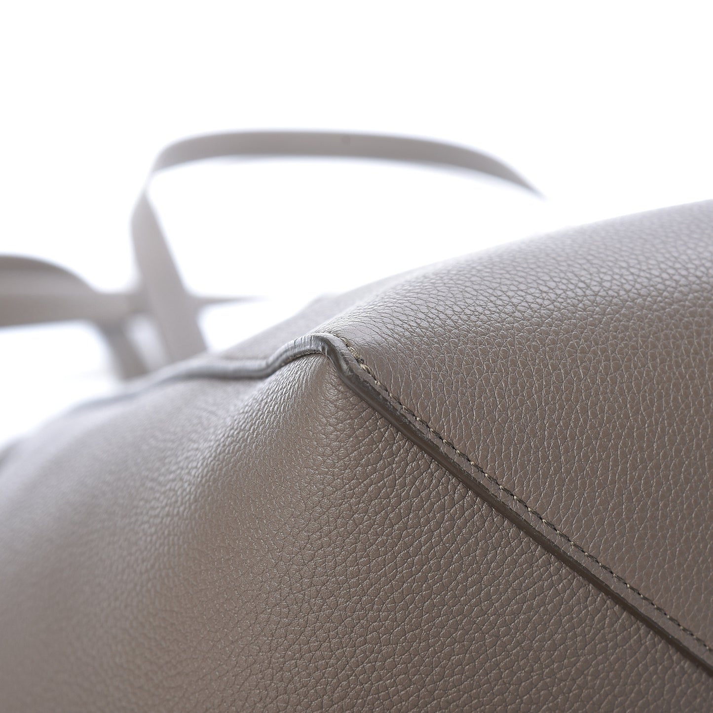 Soft Grained Calfskin Small Belt Cabas Phantom Taupe