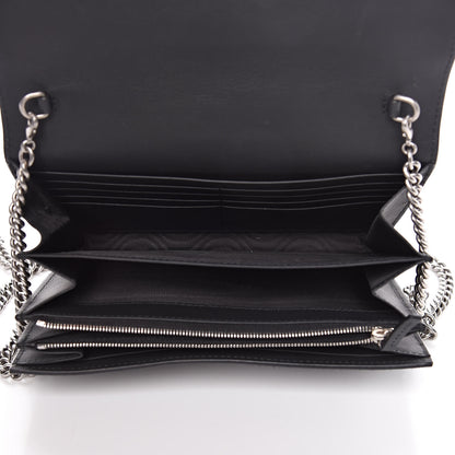 Gucci Suede Mini Dionysus Chain Wallet Black 5 of 10
