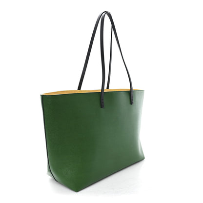 Fendi Vitello Elite Cuoio Monster Buggies Medium Roll Tote Emerald Black Multicolor Yellow 3 of 12
