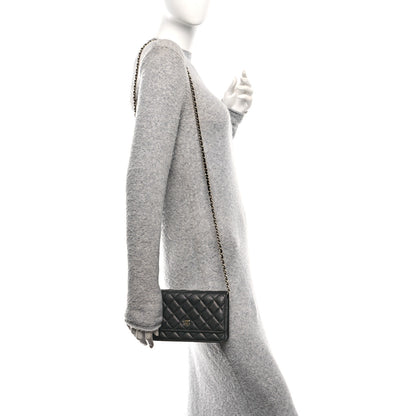 Chanel Caviar Quilted Wallet On Chain WOC Black 2 of 12