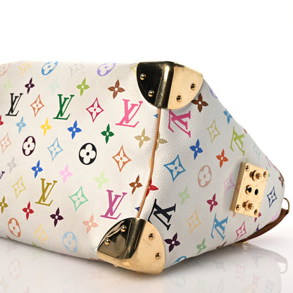 Louis Vuitton Monogram Multicolor Speedy 30 White 10 of 14
