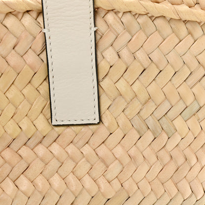 Loewe Raffia Medium Basket Tote Bag Natural White 12 of 13