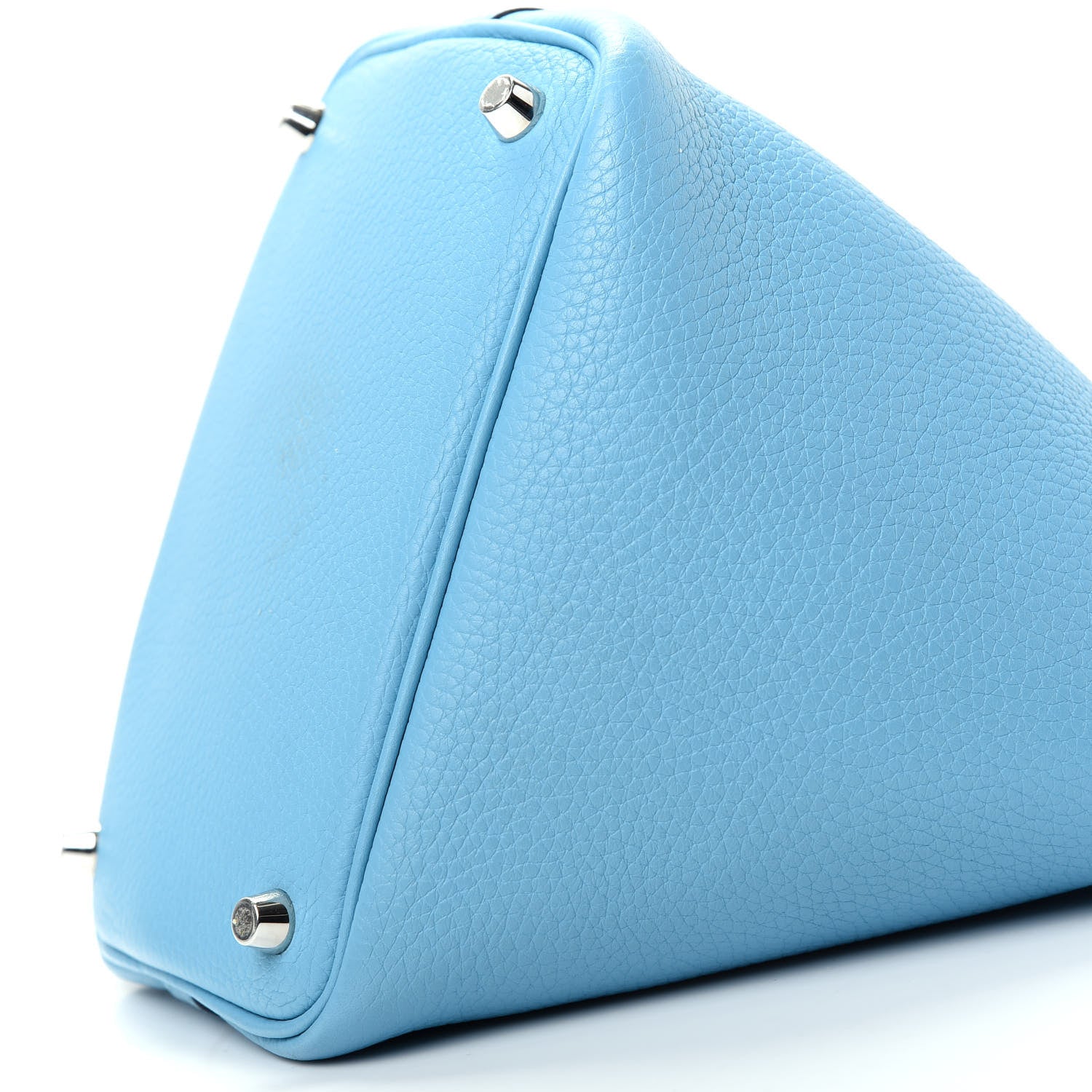Hermes Taurillon Clemence Picotin Lock 18 PM Celeste 7 of 9