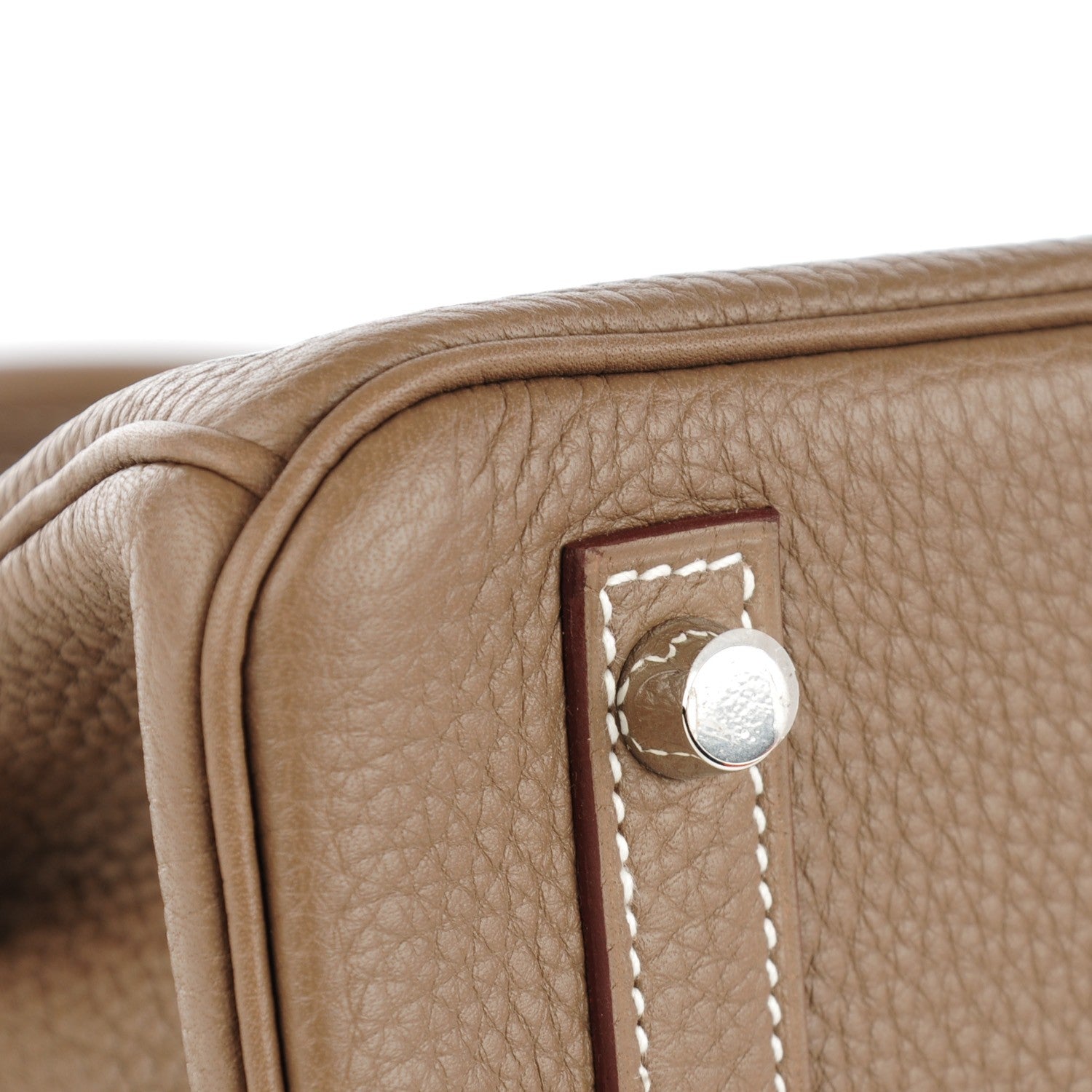 Hermes Taurillon Clemence Birkin 30 Etoupe 8 of 23