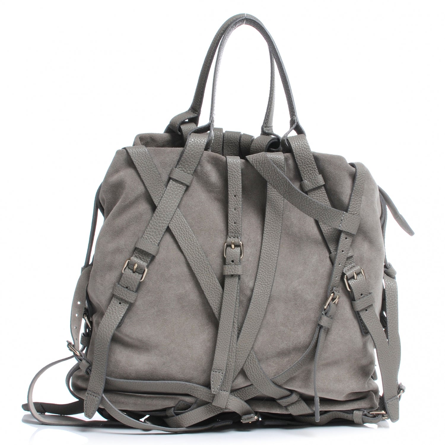 Alexander Wang Suede Kirsten Satchel Grey 1 of 6