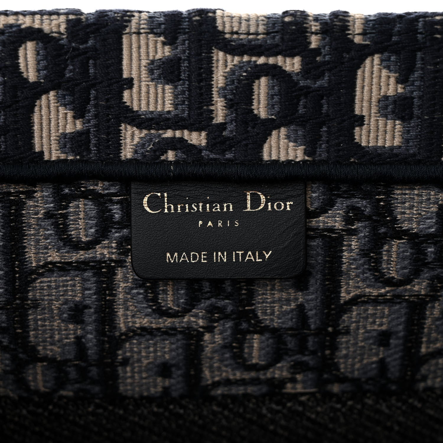 Christian Dior Oblique Medium Book Tote Blue Multicolor 6 of 10
