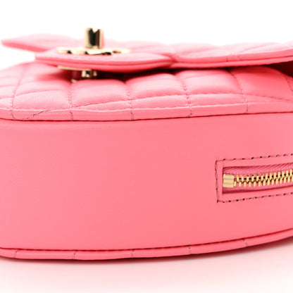 Chanel Lambskin Quilted CC In Love Heart Bag Pink 10 of 10