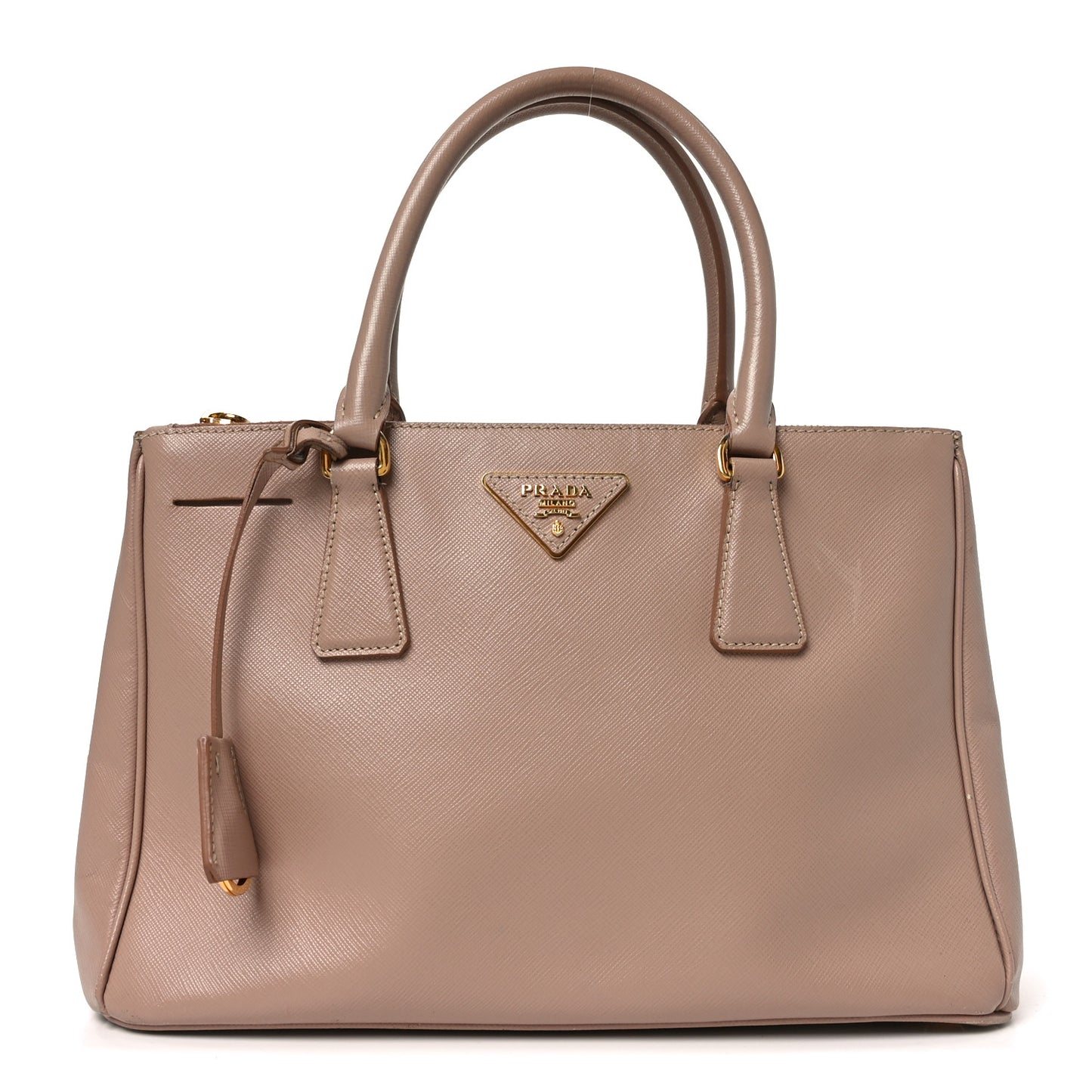 Saffiano Small Galleria Double Zip Tote Cammeo