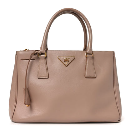 Prada Saffiano Small Galleria Double Zip Tote Cammeo 1 of 9