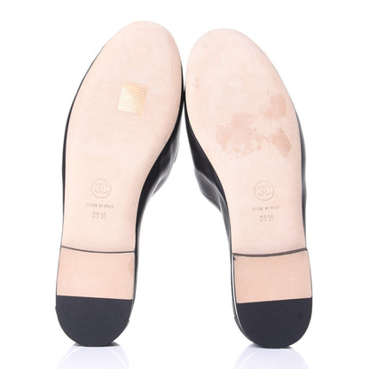 Chanel Lambskin CC Chain Mocassin Loafers 39.5 Black 8 of 11