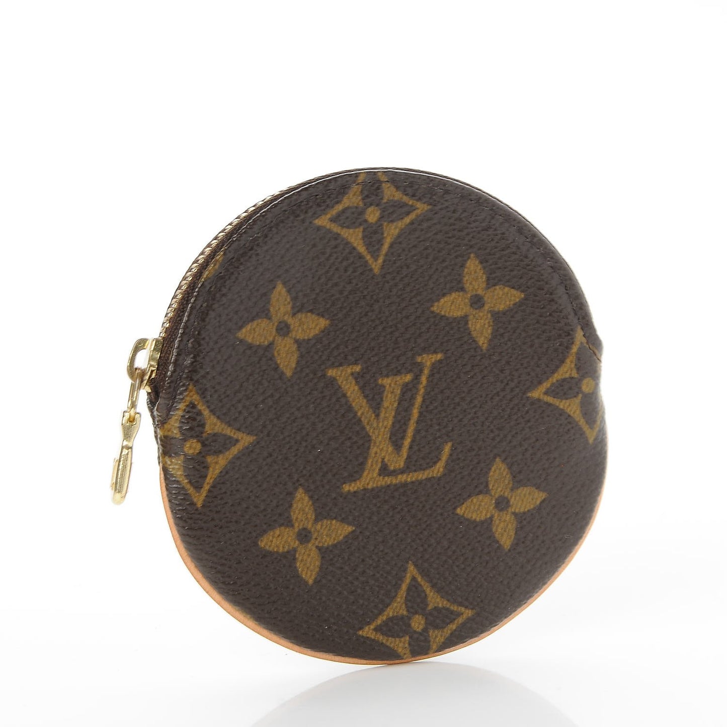Monogram Round Coin Purse