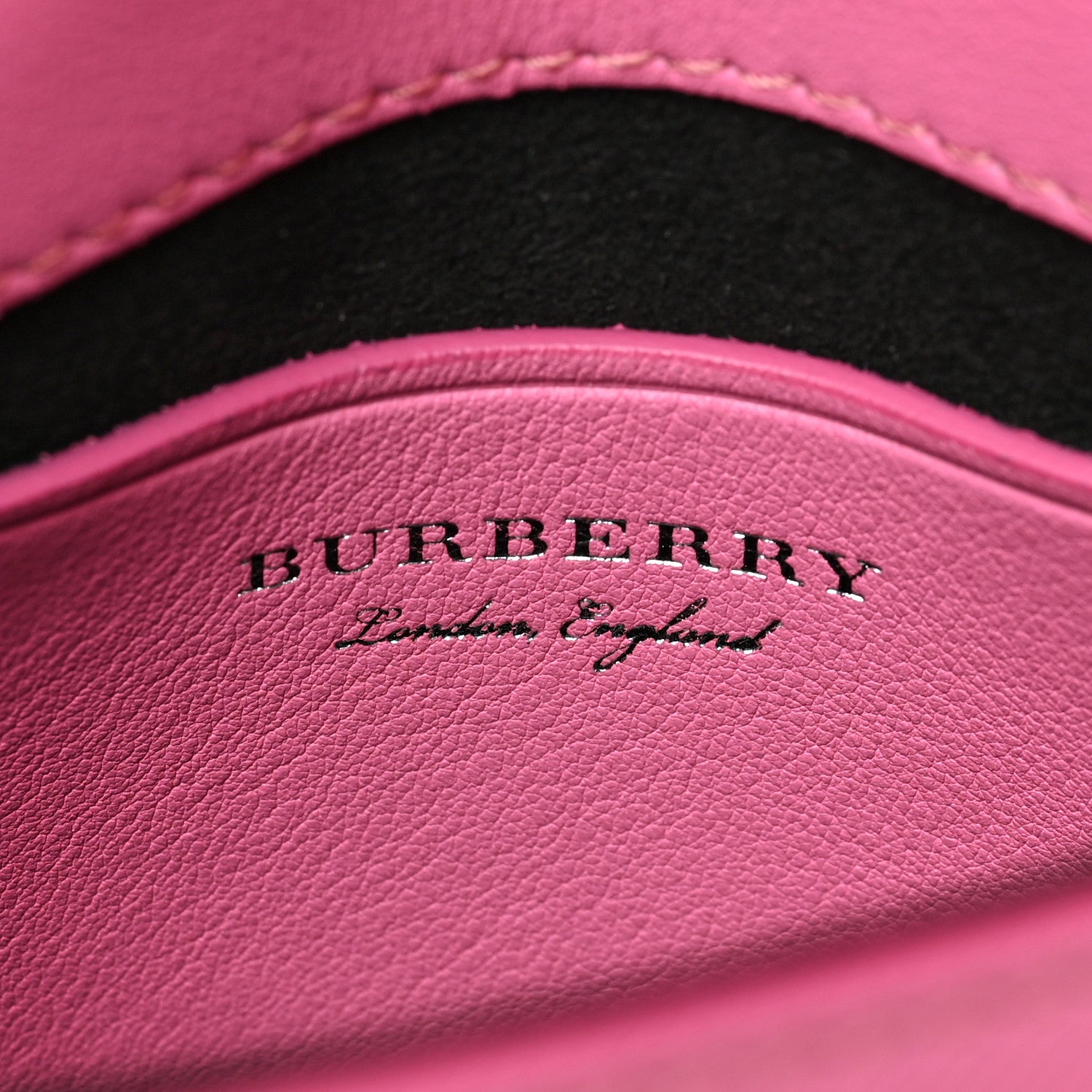 Burberry Trench Calfskin Mini DK88 Top Handle Bag Rose Pink 6 of 9
