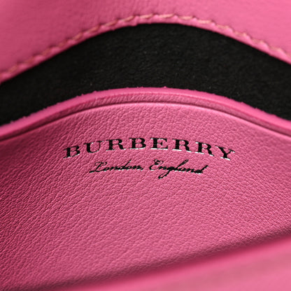 Burberry Trench Calfskin Mini DK88 Top Handle Bag Rose Pink 6 of 9