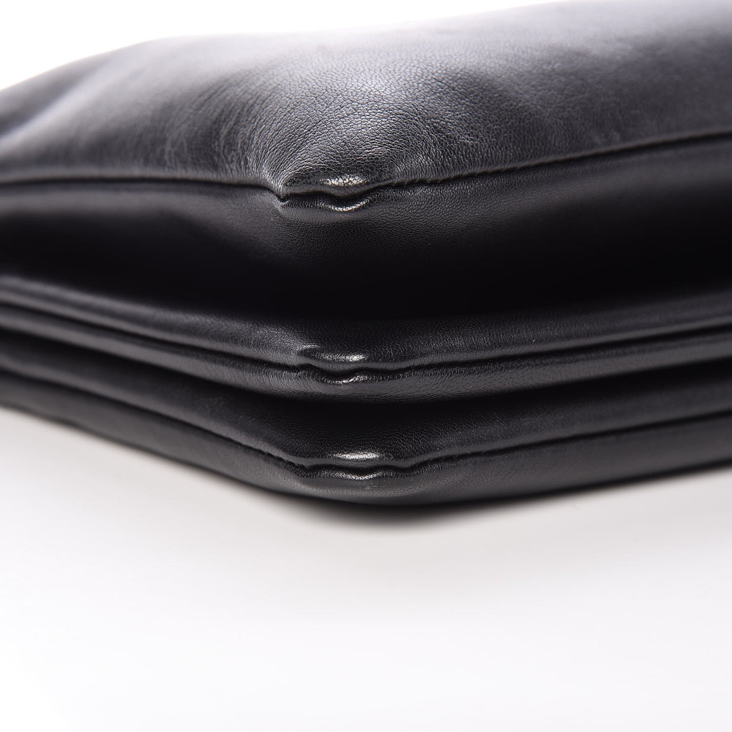 Lambskin Large Trio Crossbody Bag Black
