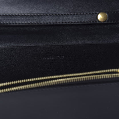 Celine Calfskin C Wallet On Chain Bag Black 9 of 10