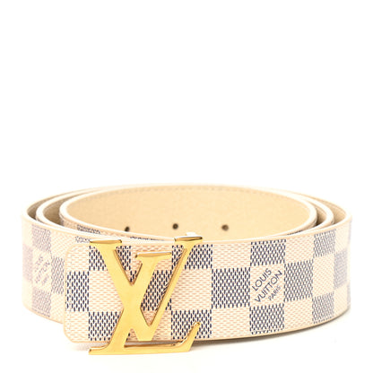 Louis Vuitton Damier Azur LV Initiales Belt 110 44 1 of 4