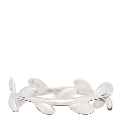 Tiffany Sterling Silver Paloma Picasso Narrow Olive Leaf Band Ring 54 7 1 of 5
