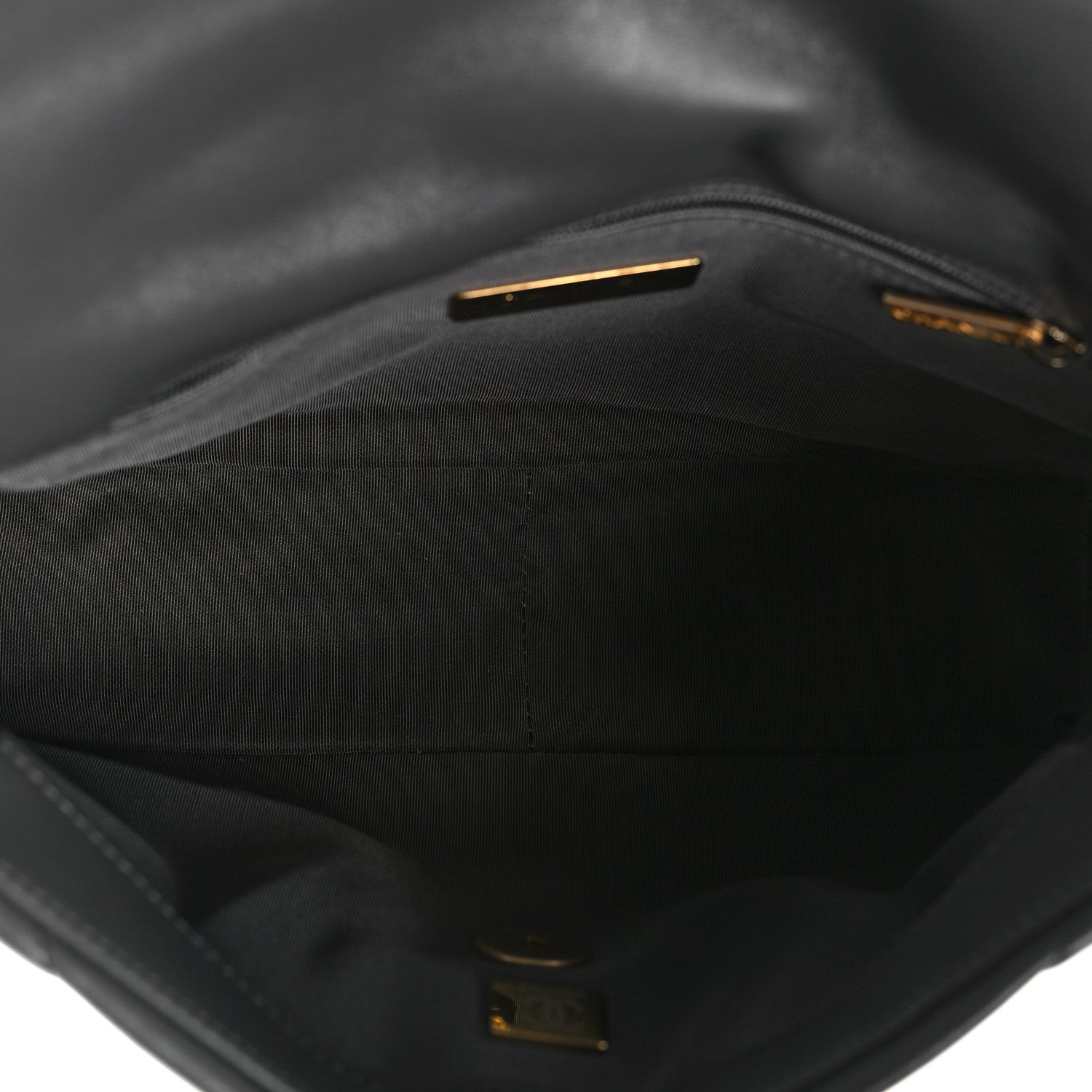 Chanel Lambskin Quilted Medium Chanel 19 Flap Dark Grey 5 of 9