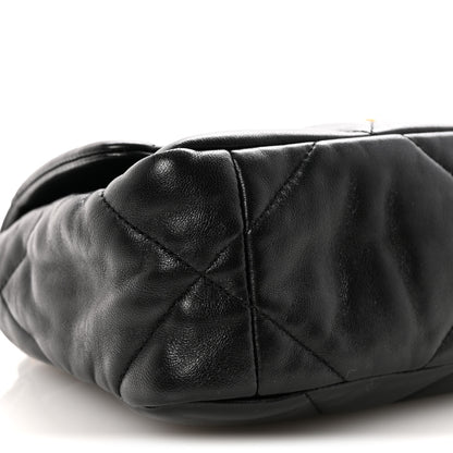 Chanel Lambskin Quilted Medium Chanel 19 Flap Black 9 of 10