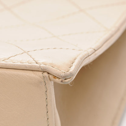 Chanel Calfskin Quilted Mademoiselle Tote Beige 5 of 13