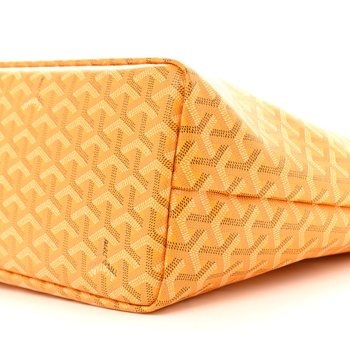 Goyard Goyardine Chien Gris Bag Yellow 8 of 8