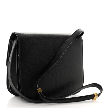 Celine Goatskin Medium Classic Box Flap Bag Black 3 of 14