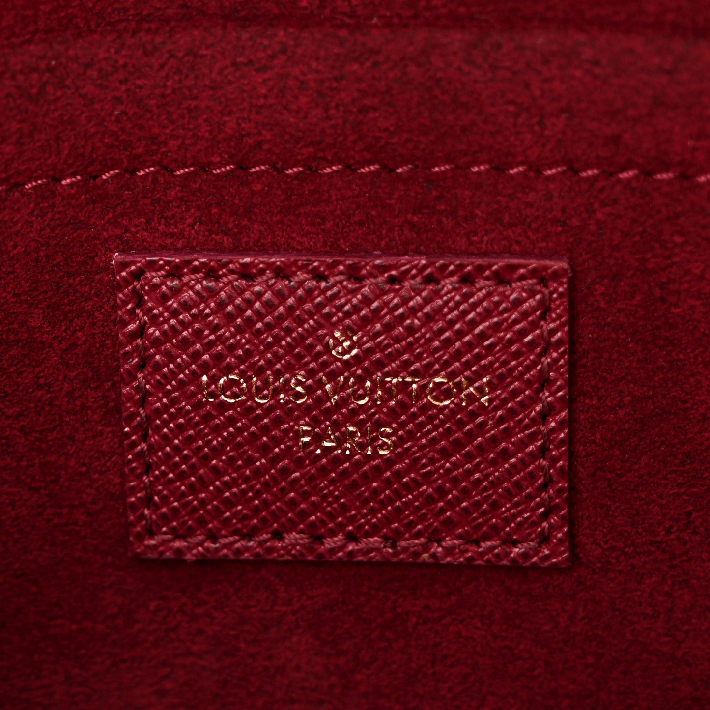 Monogram Pochette Felicie Chain Wallet Fuchsia