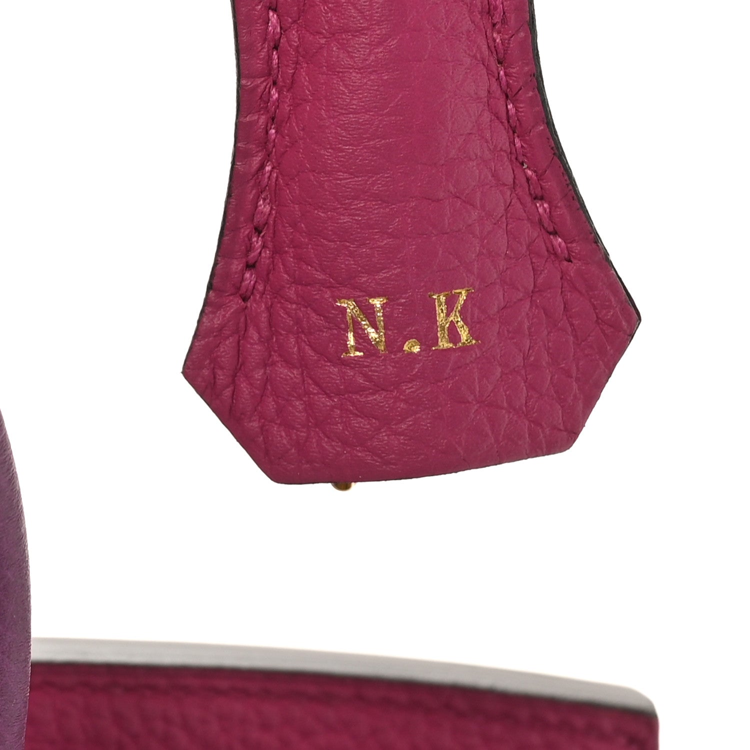 Hermes Togo Horseshoe Birkin 25 Rose Pourpre Cassis 11 of 11