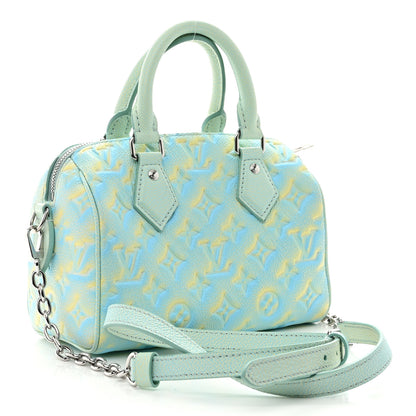 Louis Vuitton Empreinte Monogram Summer Stardust Speedy 20 Water Green 3 of 12