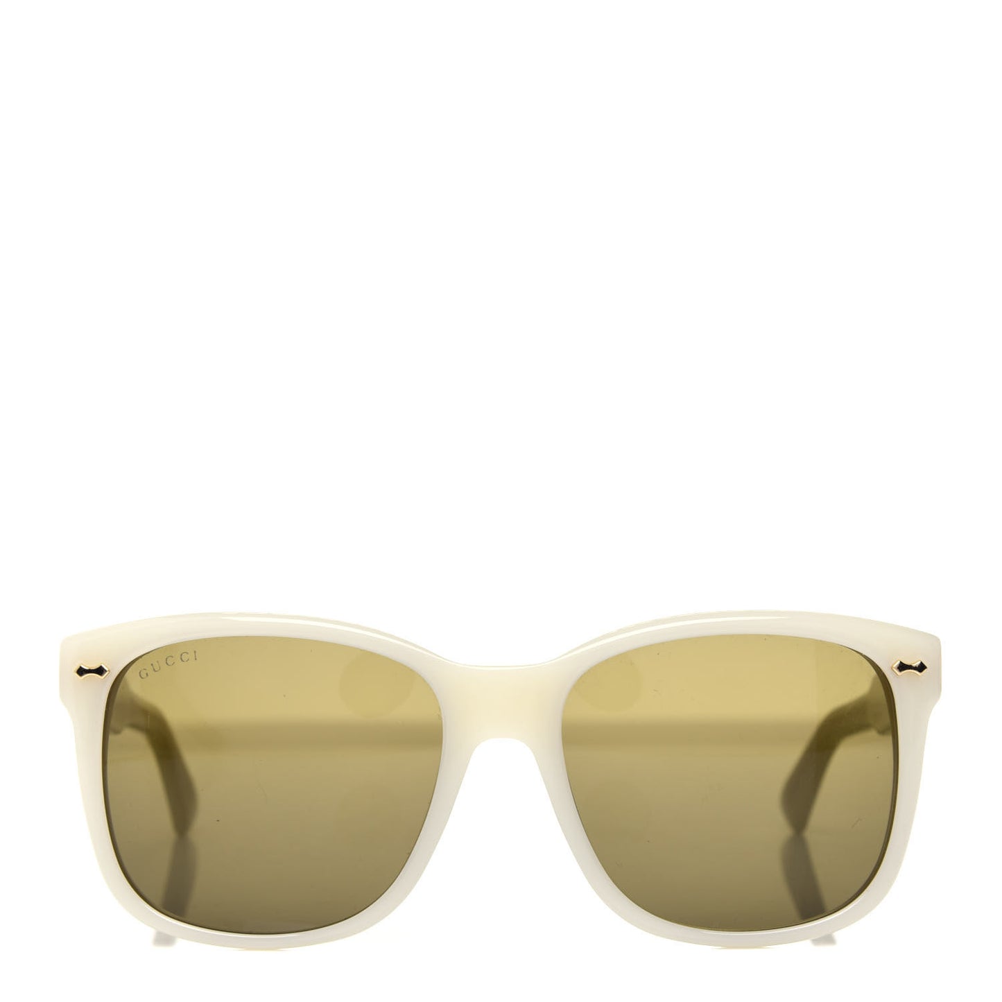 Acetate Square Frame Sunglasses GG1134/S White