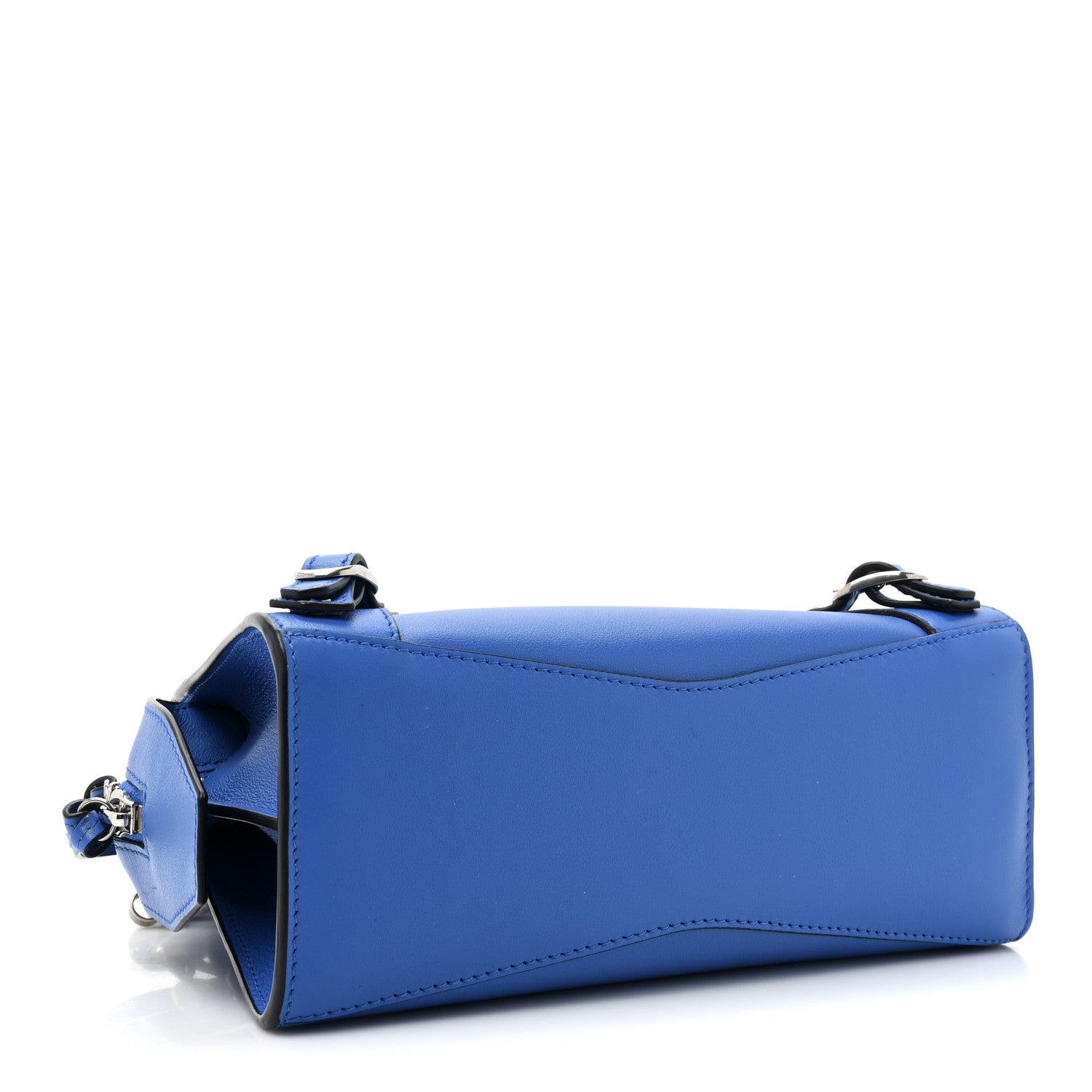 Balenciaga Smooth Calfskin Neo Classic Silver Hardware Mini City Bleu 4 of 11