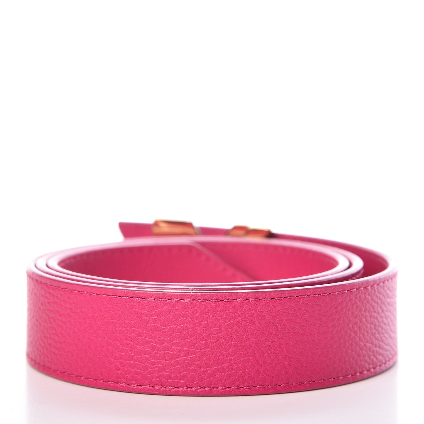 Taurillon Calfskin Essential V 30mm Belt 85 34 Fuchsia