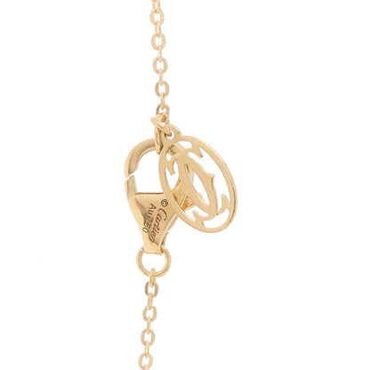 Cartier 18K Pink Yellow White Gold Diamond Trinity Pendant Necklace 7 of 7