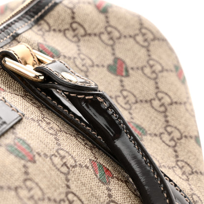 Gucci GG Plus Monogram Hearts Medium Joy Boston Dark Brown 13 of 14